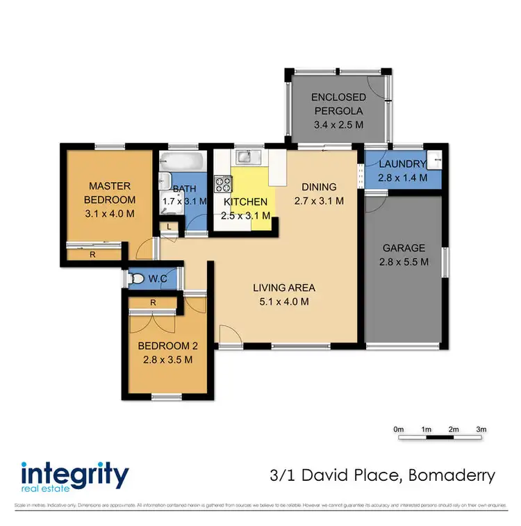 Floorplan of Homely villa listing, 3/1 David Place, Bomaderry NSW 2541