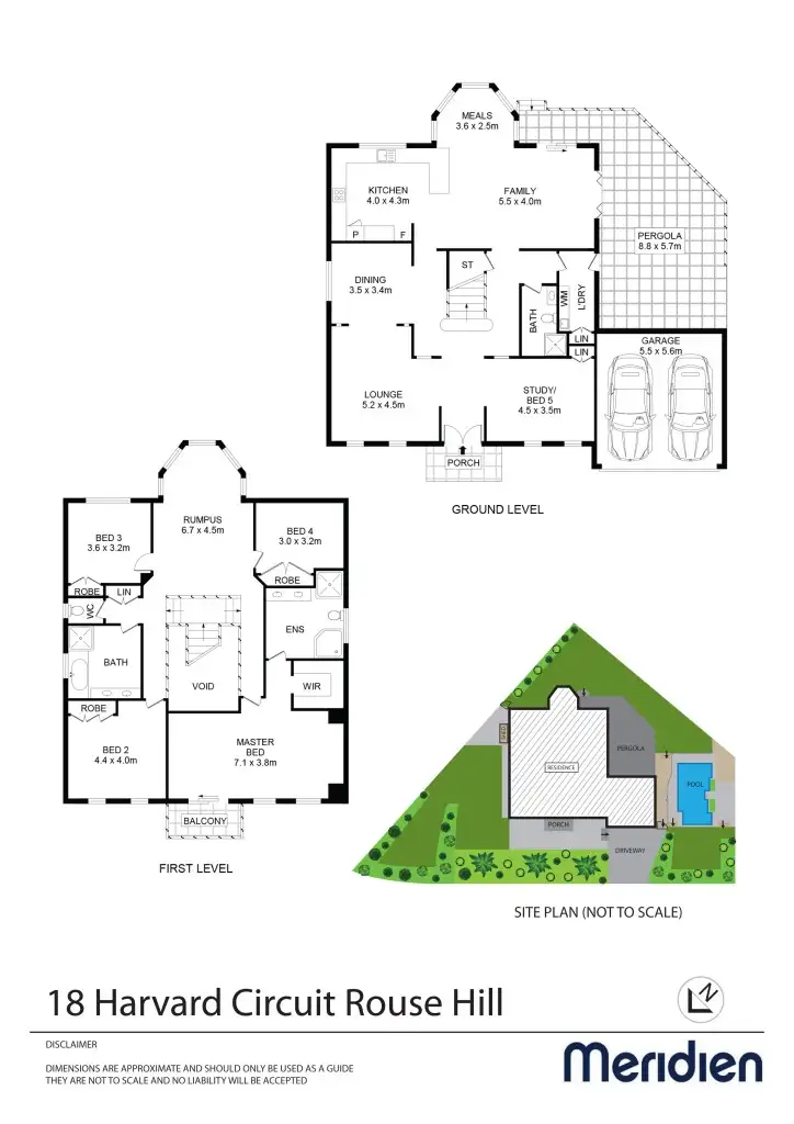 Floorplan of Homely house listing, 18 Harvard Cct, Rouse Hill NSW 2155