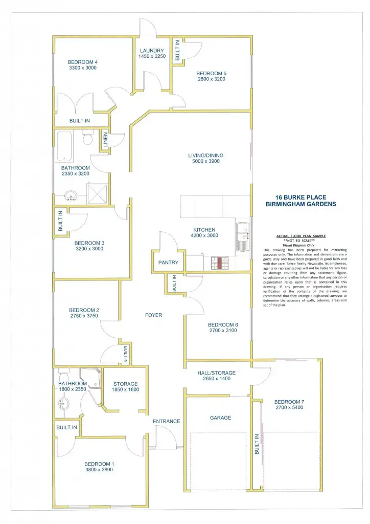 Floorplan of Homely house listing, 16 Burke Place, Birmingham Gardens NSW 2287