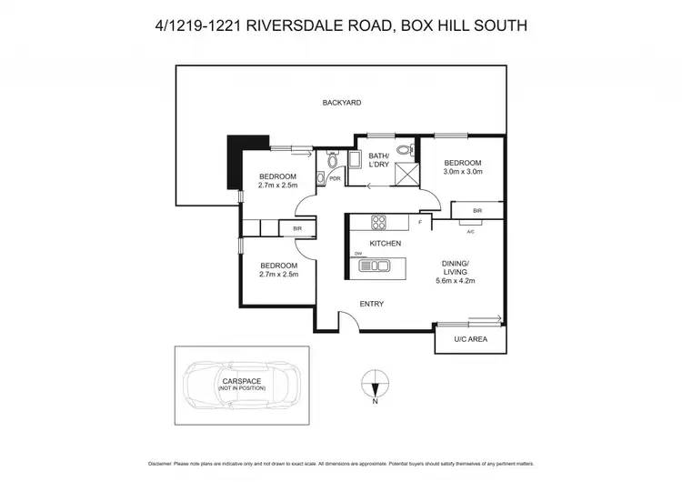 Floorplan of Homely apartment listing, 4/1219-1221 Riversdale Rd, Box Hill South VIC 3128
