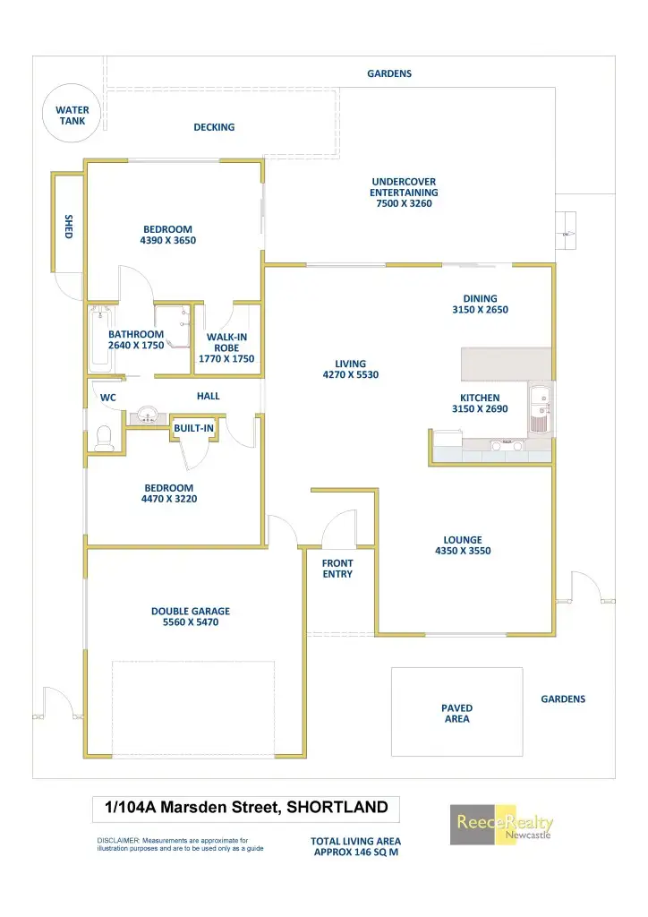 Floorplan of Homely house listing, 1/104A Marsden Street, Shortland NSW 2307