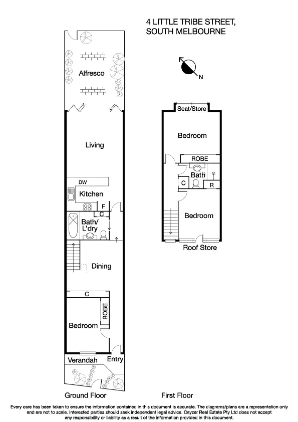 Floorplan of Homely house listing, 4 Little Tribe Street, South Melbourne VIC 3205