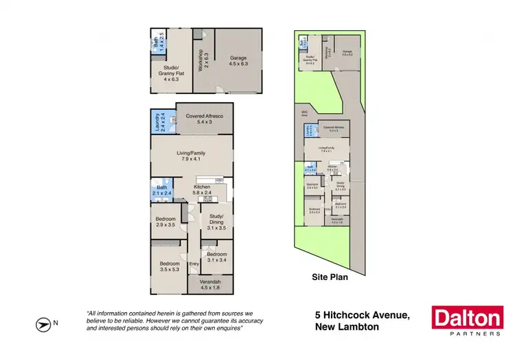 Floorplan of Homely house listing, 5 Hitchcock Avenue, New Lambton NSW 2305