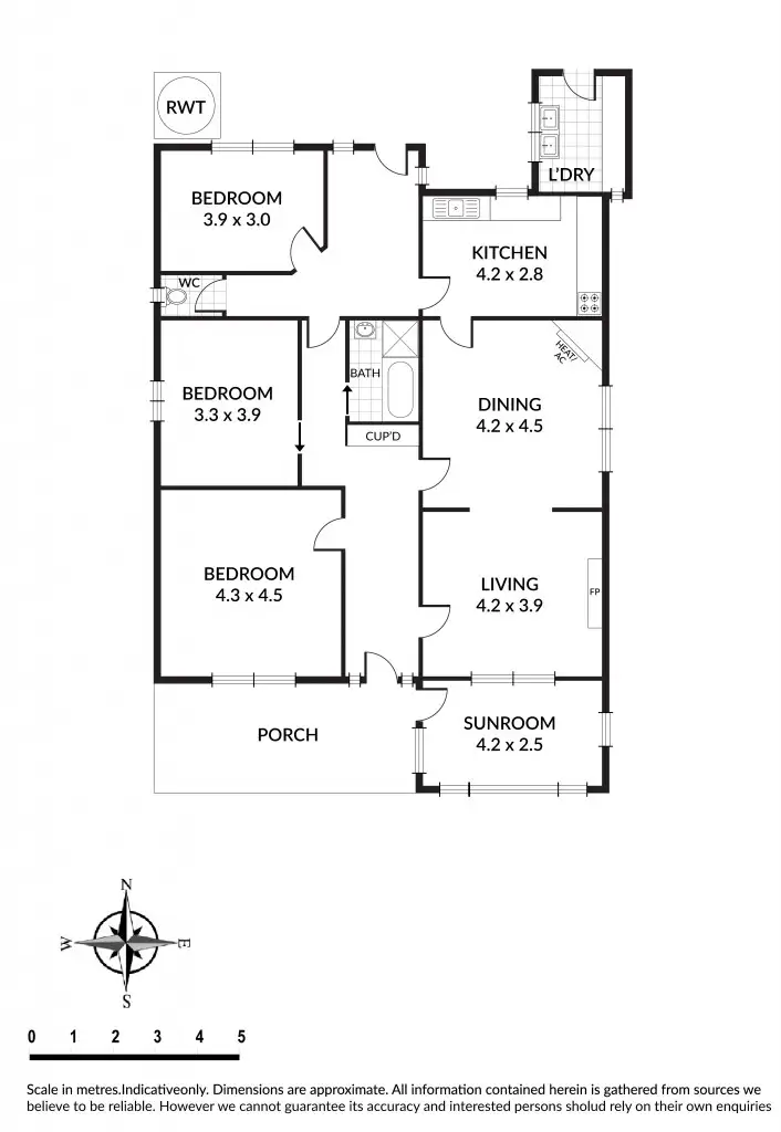 Floorplan of Homely house listing, 22 Moorhouse Avenue, Myrtle Bank SA 5064