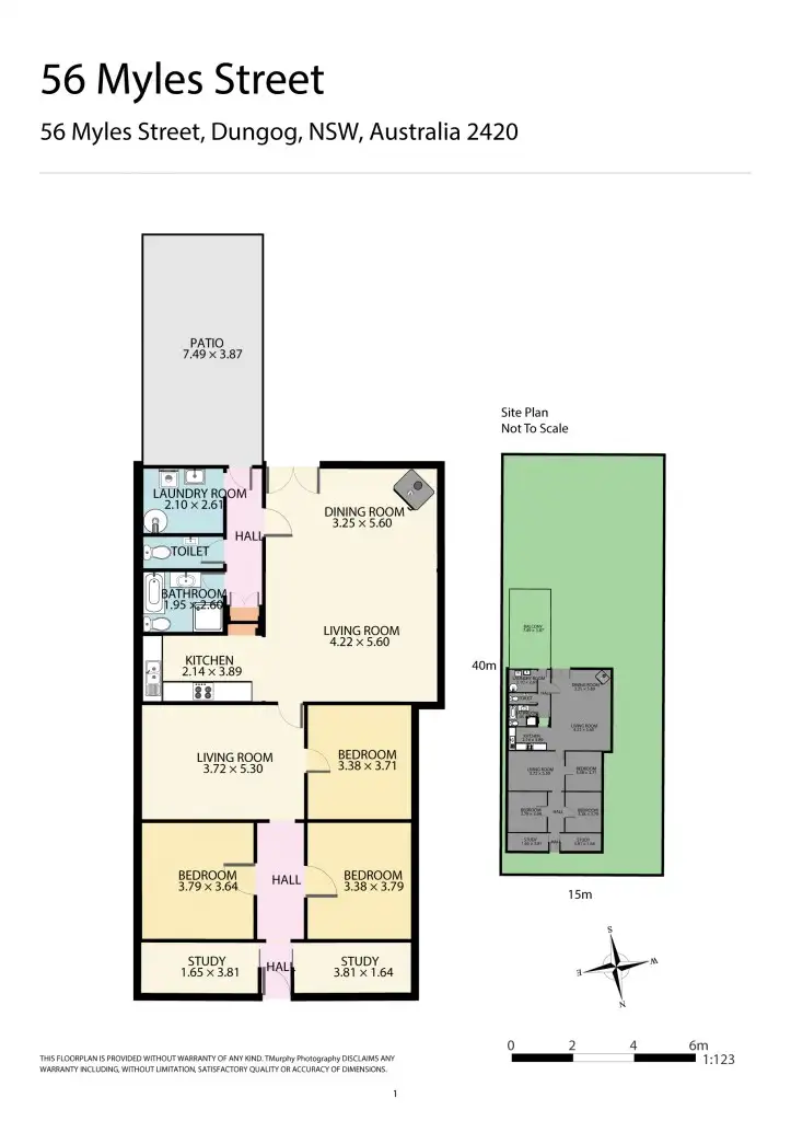 Floorplan of Homely house listing, 56 Myles Street, Dungog NSW 2420