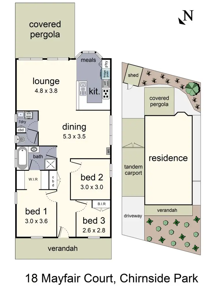 Floorplan of Homely house listing, 18 Mayfair Court, Chirnside Park VIC 3116