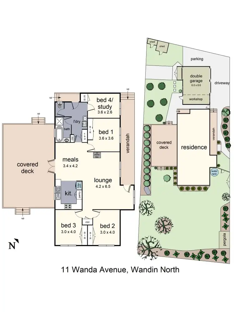 Floorplan of Homely house listing, 11 Wanda Avenue, Wandin North VIC 3139