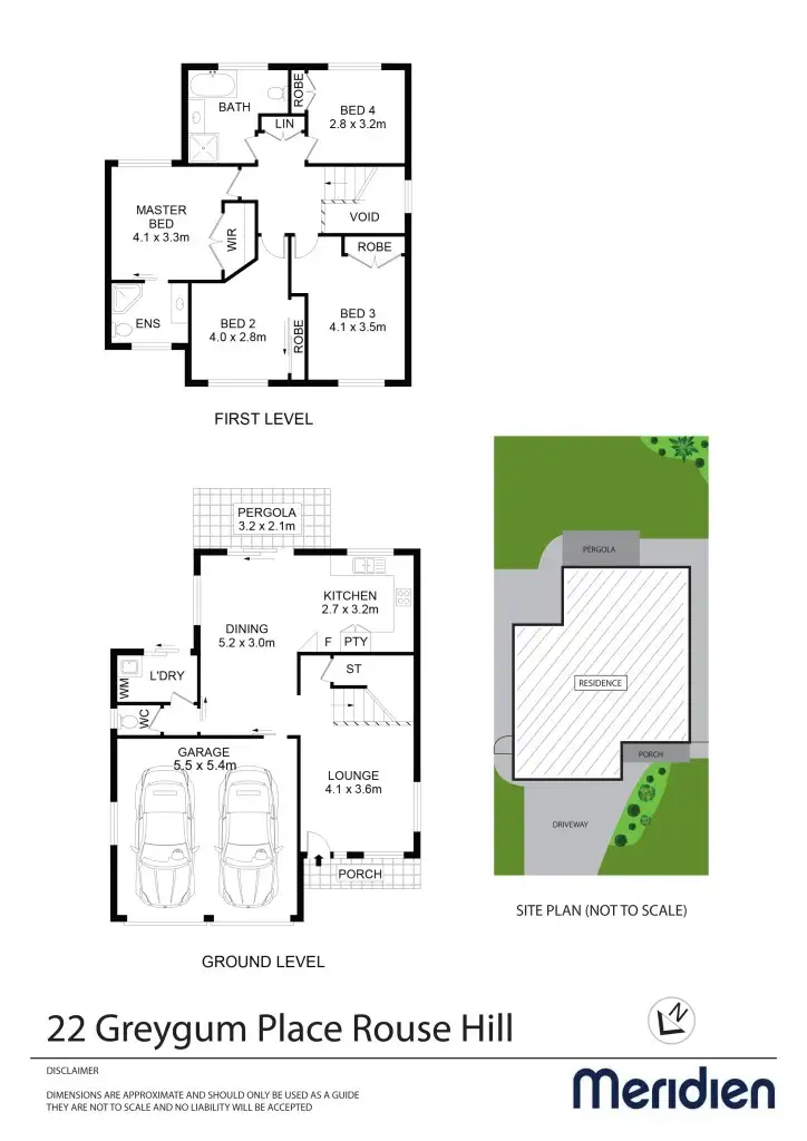 Floorplan of Homely house listing, 22 Greygum Ave, Rouse Hill NSW 2155
