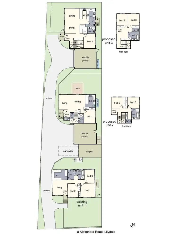 Floorplan of Homely house listing, 8 Alexandra Road, Lilydale VIC 3140