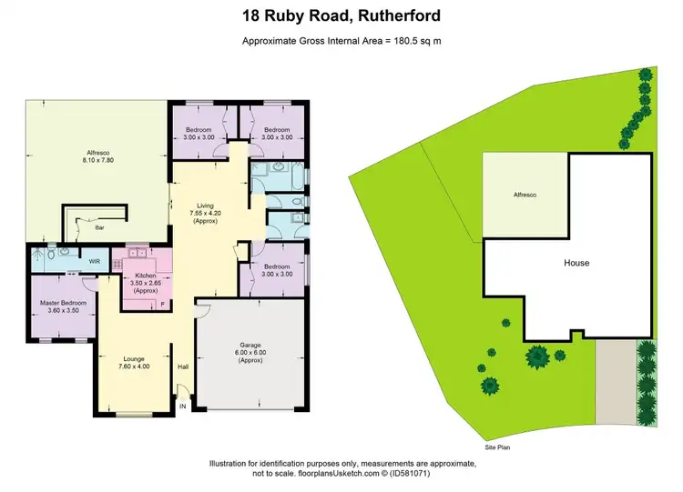 Floorplan of Homely house listing, 18 Ruby Road, Rutherford NSW 2320