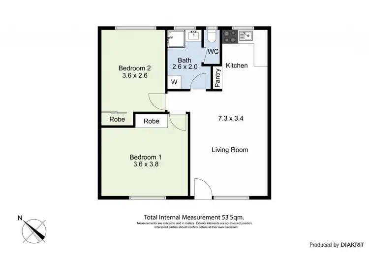 Floorplan of Homely apartment listing, 5/181 Geelong Road, Seddon VIC 3011