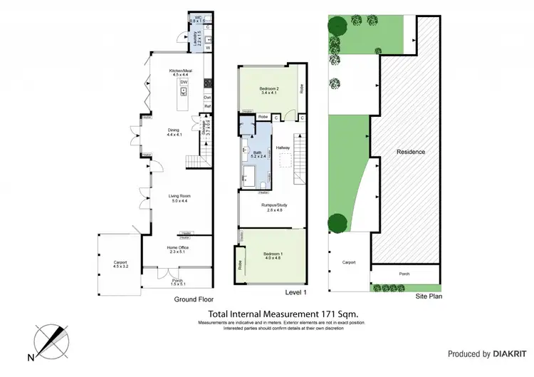 Floorplan of Homely townhouse listing, 38A Forster Street, Williamstown VIC 3016