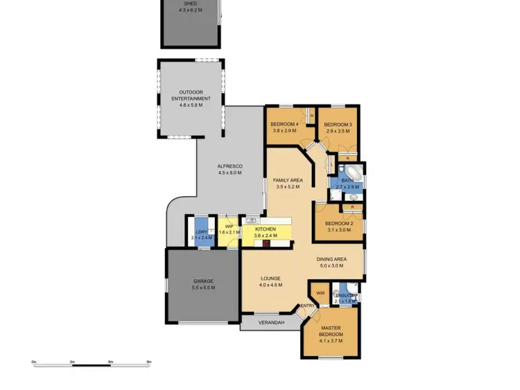 Floorplan of Homely house listing, 54 Jasmine Drive, Bomaderry NSW 2541