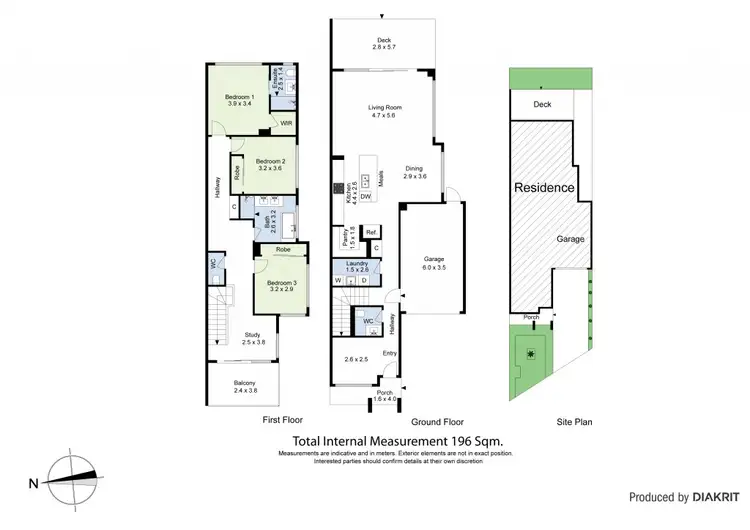Floorplan of Homely townhouse listing, 20 Bruce Street, Newport VIC 3015