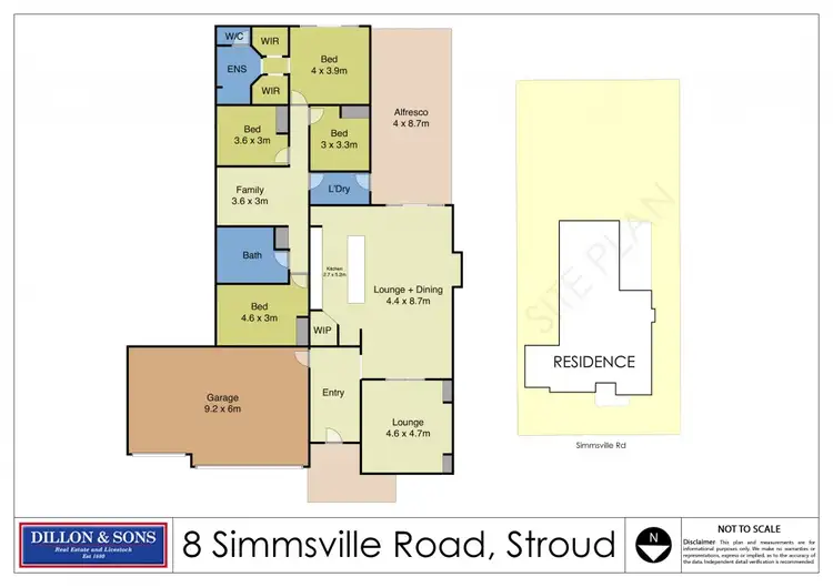 Floorplan of Homely house listing, 8 Simmsville Road, Stroud NSW 2425