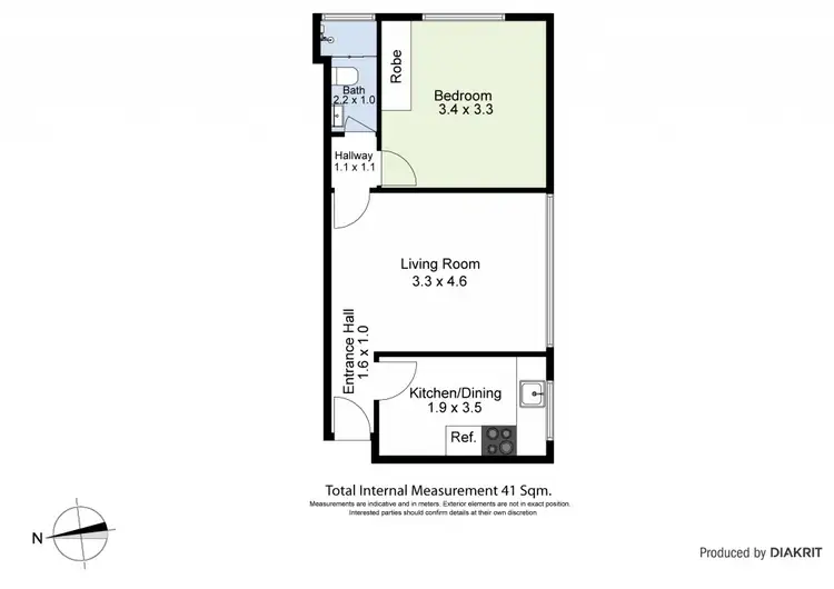 Floorplan of Homely apartment listing, 8/90 Roberts Street, West Footscray VIC 3012