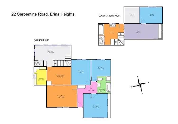 Floorplan of Homely house listing, 22 Serpentine Rd, Erina Heights NSW 2260