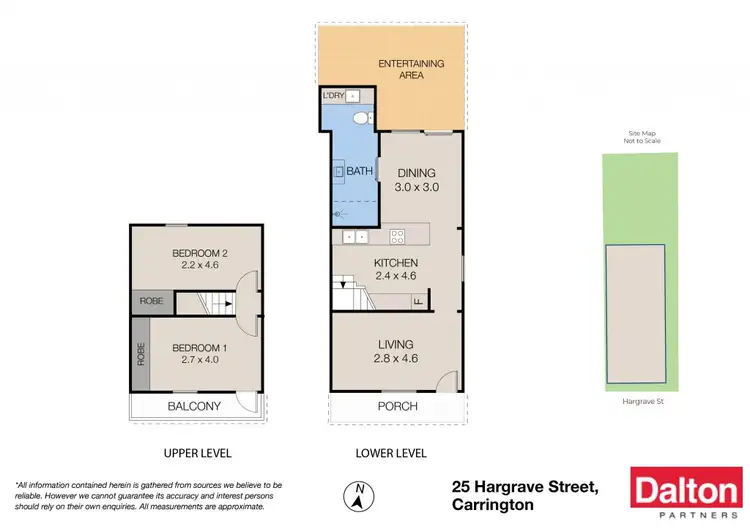 Floorplan of Homely house listing, 25 Hargrave Street, Carrington NSW 2294