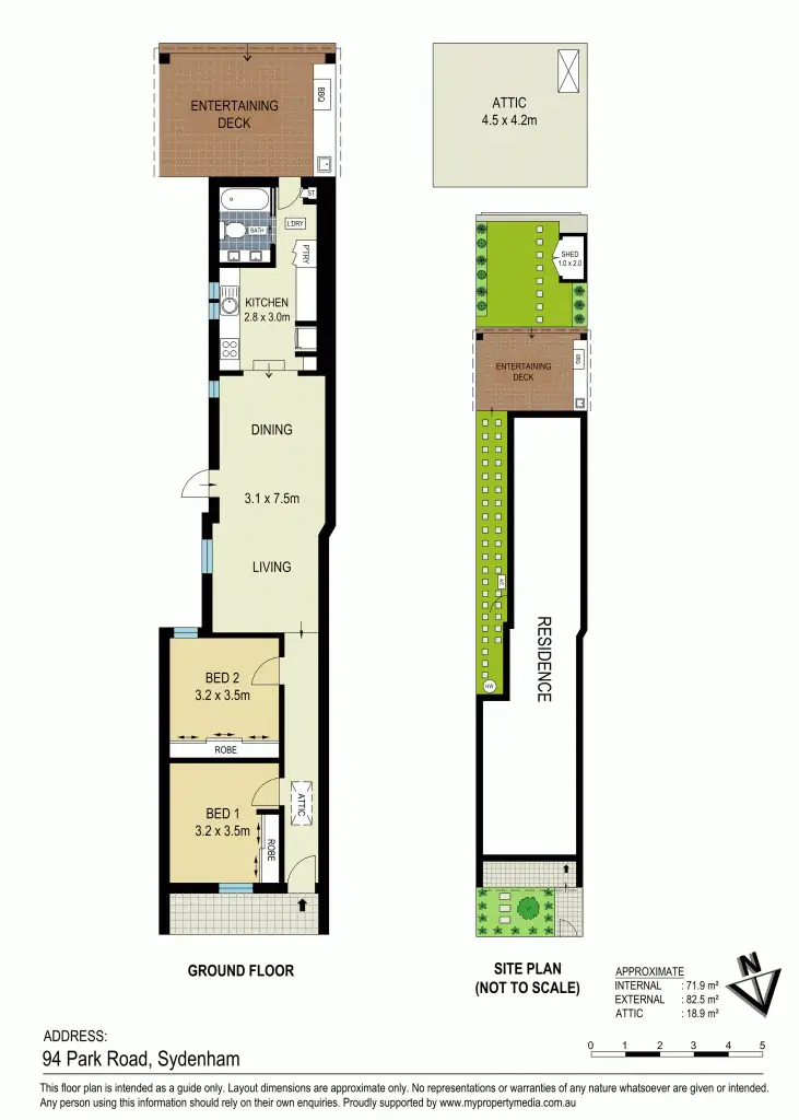 Floorplan of Homely house listing, 94 Park Road, Sydenham NSW 2044