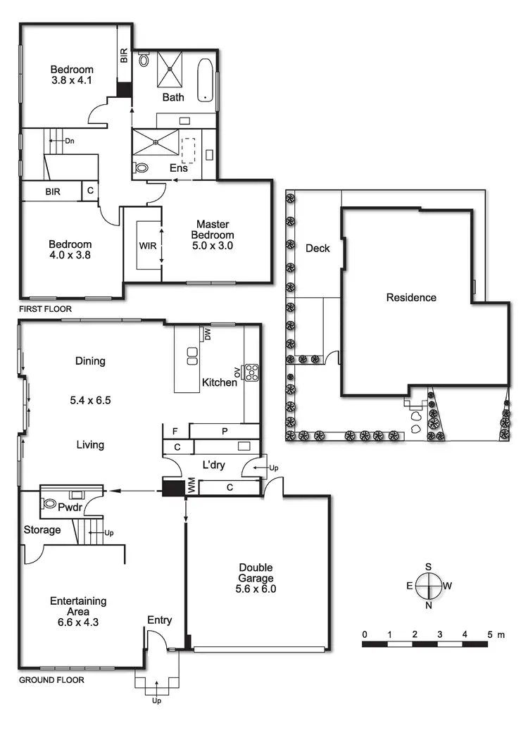 Floorplan of Homely townhouse listing, 48A Morgan Street, Carnegie VIC 3163