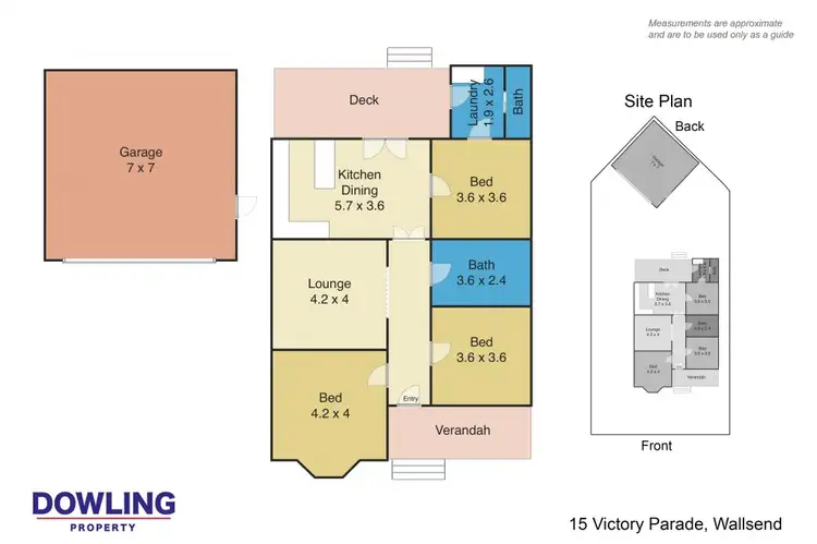 Floorplan of Homely house listing, 15 Victory Parade, Wallsend NSW 2287
