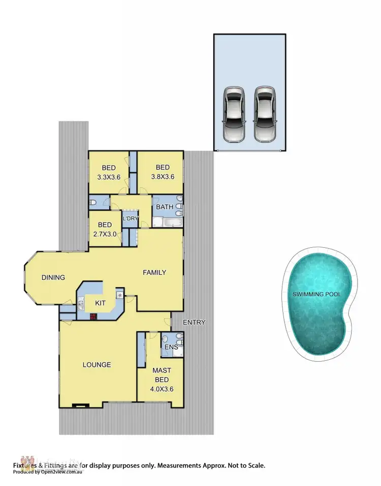 Floorplan of Homely house listing, 56 Carey Road, Yea VIC 3717