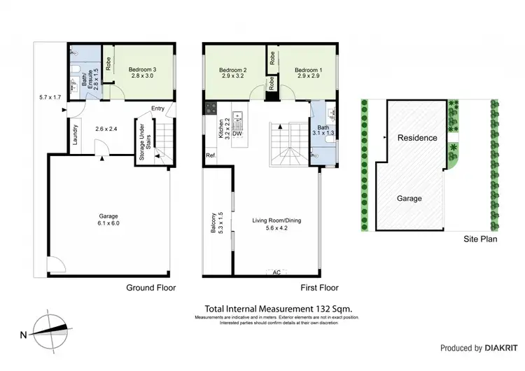 Floorplan of Homely townhouse listing, 8/12 Eleanor Street, Footscray VIC 3011