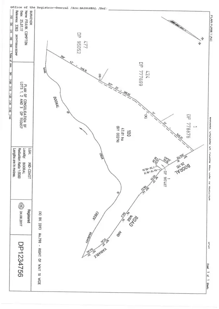 Floorplan of Homely rural property listing, Lot 100 Lowes Lane, Booral NSW 2425