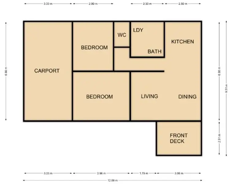 Floorplan of Homely rural property listing, Lot 12 Macquarie Dr, Leyburn QLD 4365