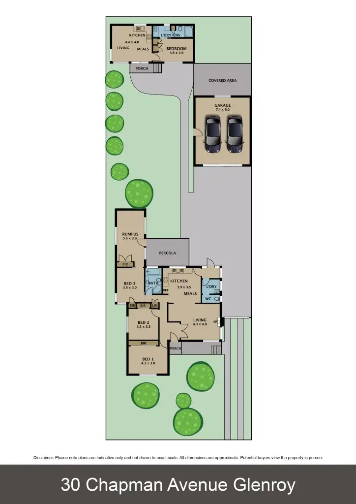 Floorplan of Homely house listing, 30 Chapman Avenue, Glenroy VIC 3046
