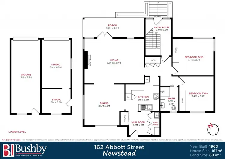 Floorplan of Homely unit listing, 162 Abbott Street, Newstead TAS 7250