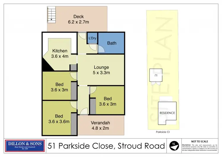 Floorplan of Homely house listing, 51 Parkside Close, Stroud Road NSW 2415