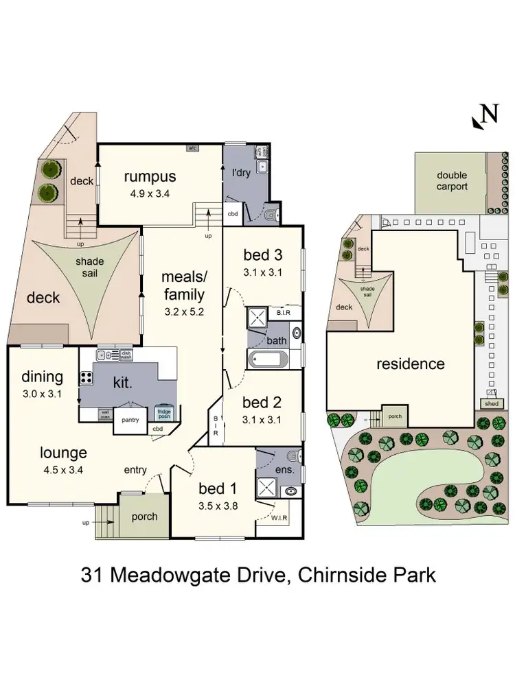 Floorplan of Homely house listing, 31 Meadowgate Drive, Chirnside Park VIC 3116