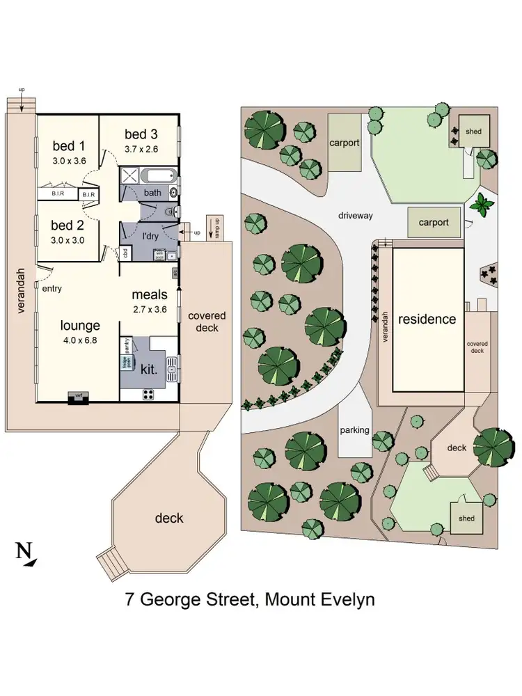 Floorplan of Homely house listing, 7 George Street, Mount Evelyn VIC 3796