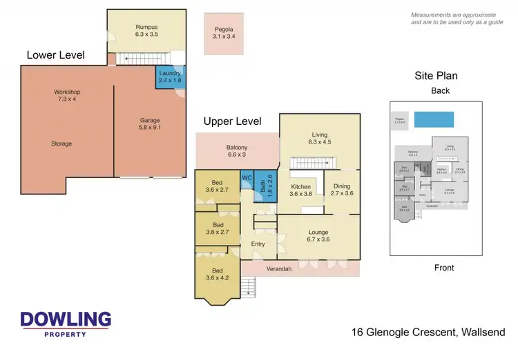 Floorplan of Homely house listing, 16 Glenogle Crescent, Wallsend NSW 2287