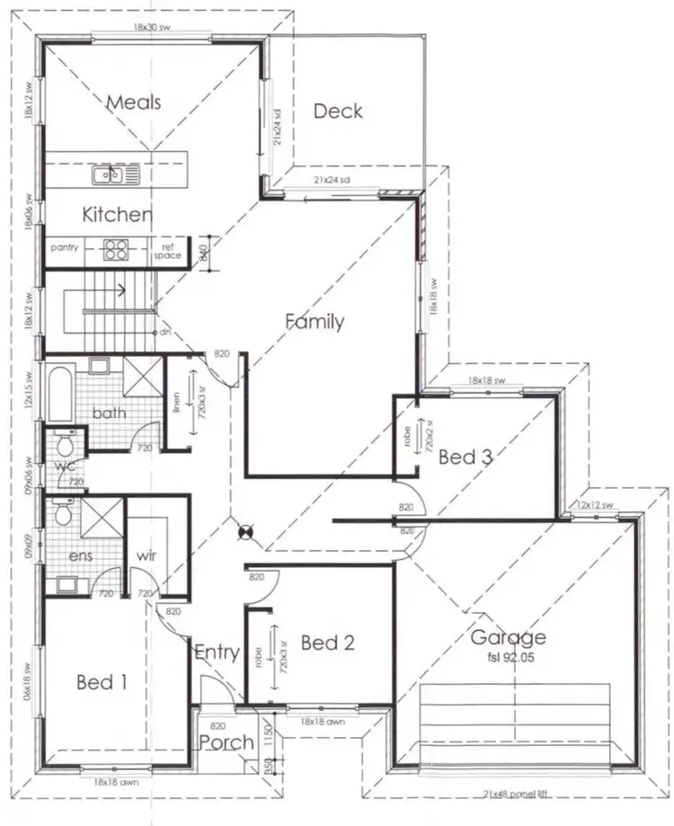 Floorplan of Homely house listing, 40 Leary Avenue, Stony Rise TAS 7310
