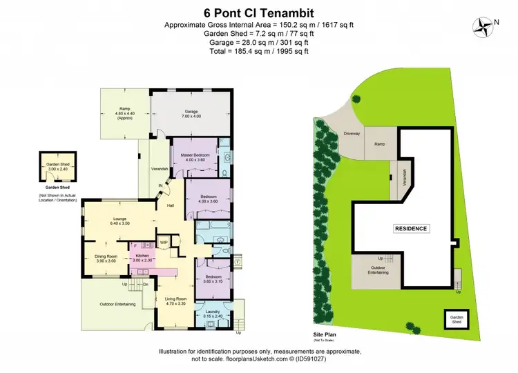 Floorplan of Homely house listing, 6 Pont Close, Tenambit NSW 2323