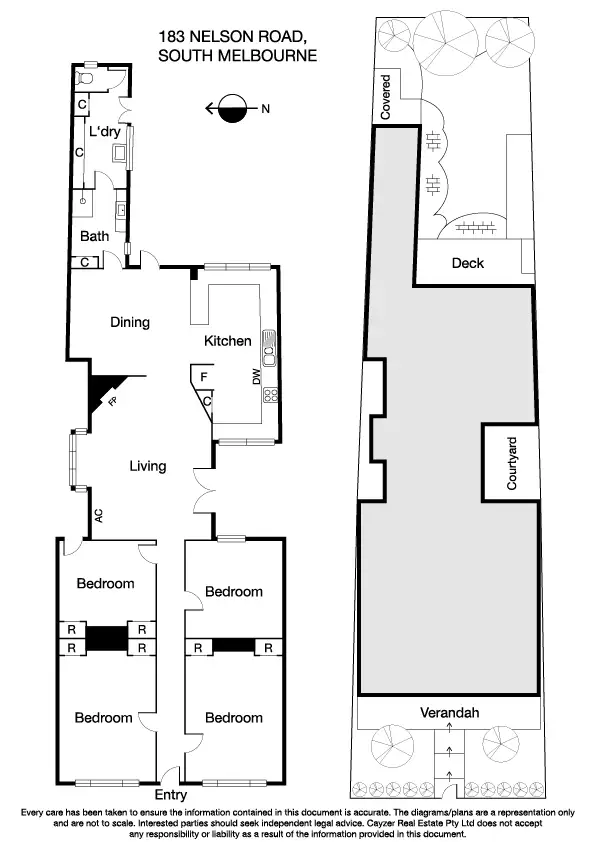 Floorplan of Homely house listing, 183 Nelson Road, South Melbourne VIC 3205