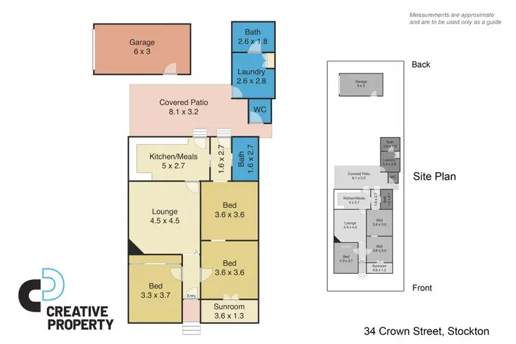 Floorplan of Homely house listing, 34 Crown Street, Stockton NSW 2295