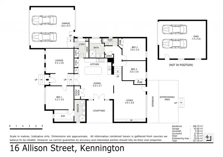 Floorplan of Homely house listing, 16 Allison Street, Kennington VIC 3550