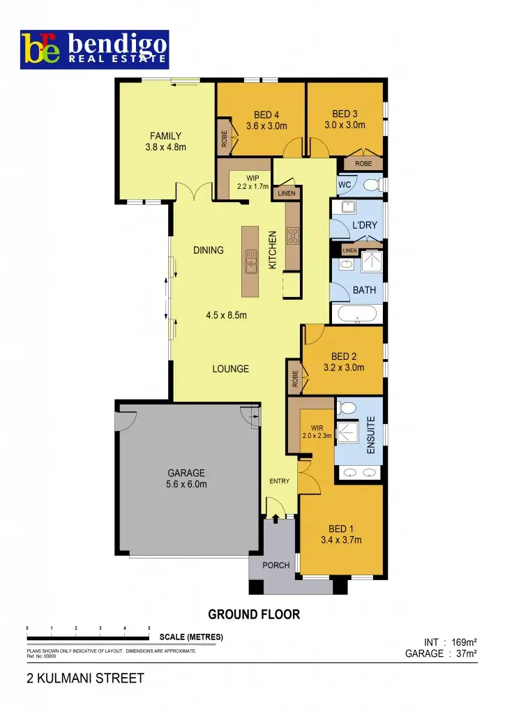Floorplan of Homely house listing, 2 Kulmani Street, Jackass Flat VIC 3556