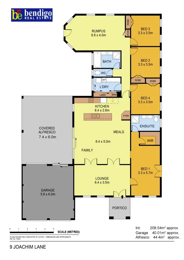 Floorplan of Homely house listing, 9 Joachim Lane (off Retreat Road), Spring Gully VIC 3550