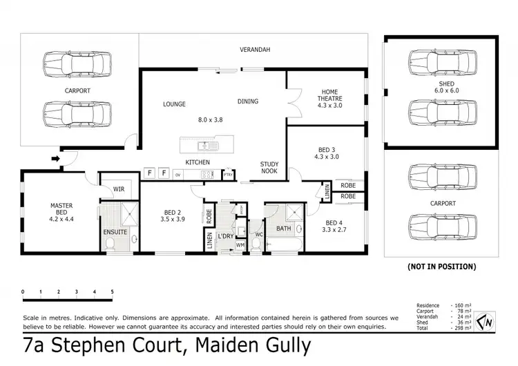 Floorplan of Homely house listing, 7a Stephen Court, Maiden Gully VIC 3551