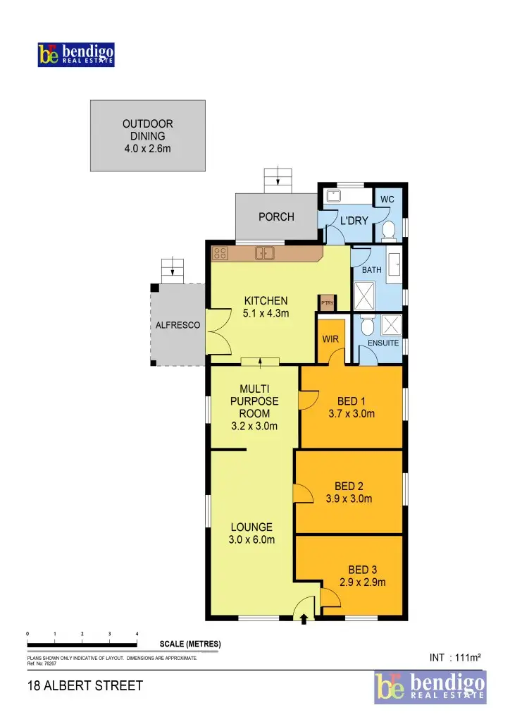 Floorplan of Homely house listing, 18 Albert Street, Bendigo VIC 3550