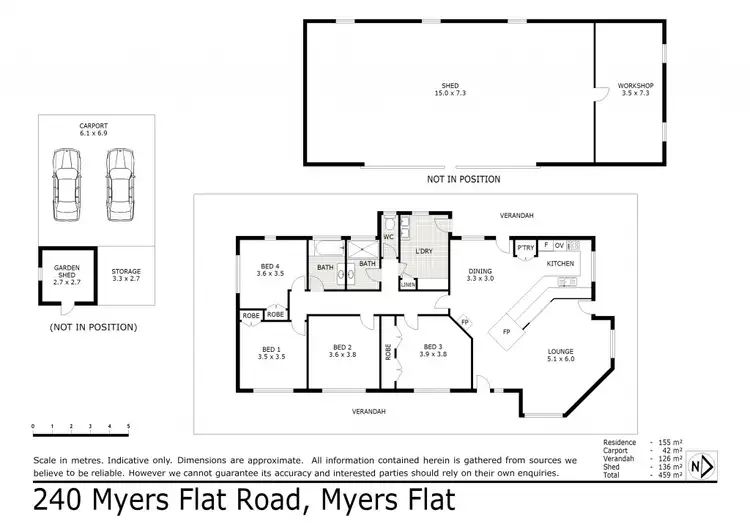 Floorplan of Homely rural property listing, 240 Myers Flat Road, Myers Flat VIC 3556