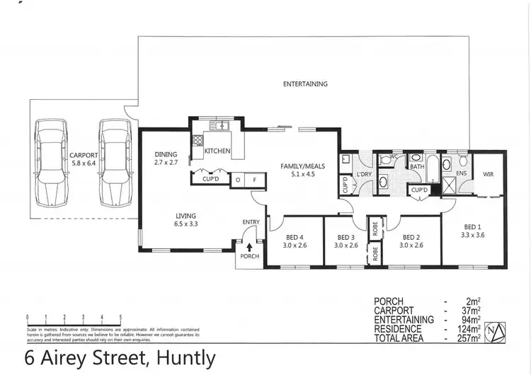 Floorplan of Homely house listing, LOT 1, 6 Airey Street, Huntly VIC 3551
