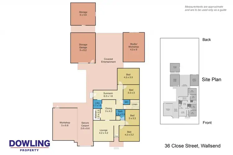 Floorplan of Homely house listing, 36 Close Street, Wallsend NSW 2287