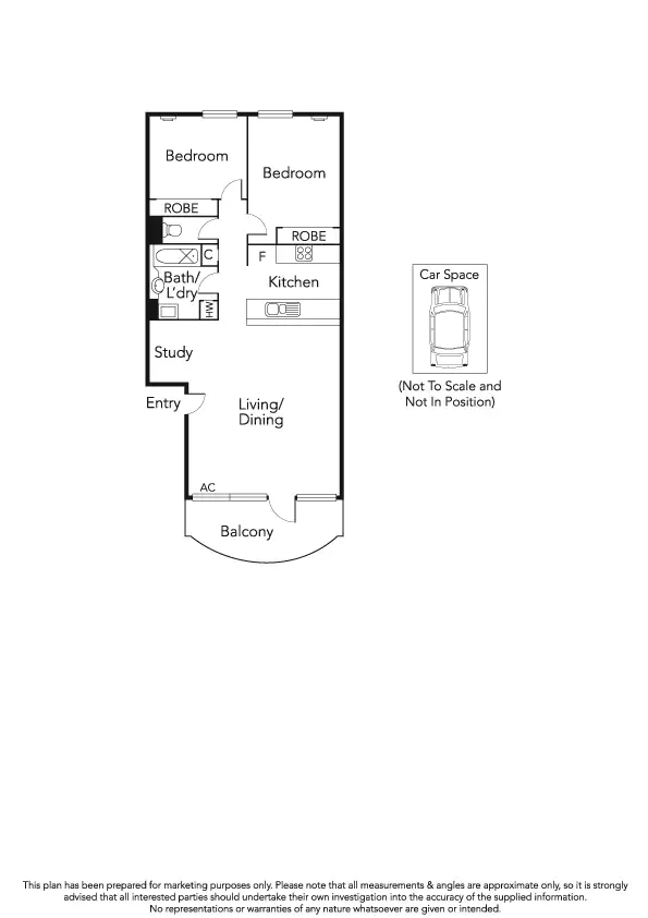 Floorplan of Homely apartment listing, 10/5 Davisons Place, Melbourne VIC 3000