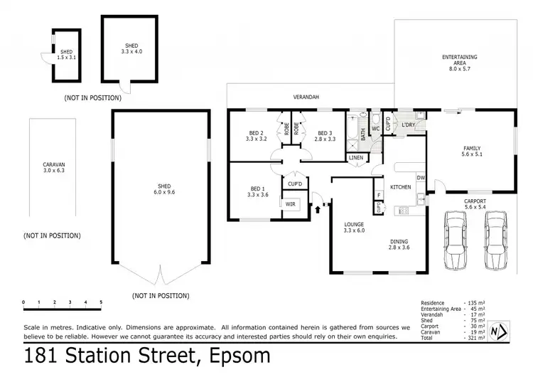 Floorplan of Homely house listing, 181 Station Street, Epsom VIC 3551