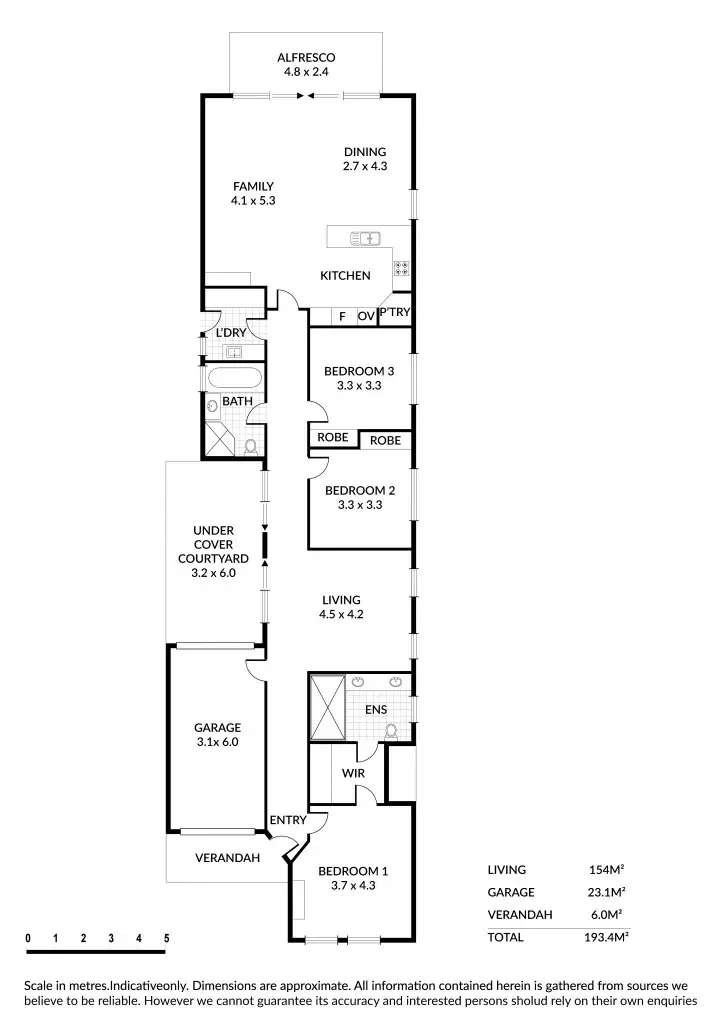 Floorplan of Homely house listing, 11A Davies Avenue, Tranmere SA 5073